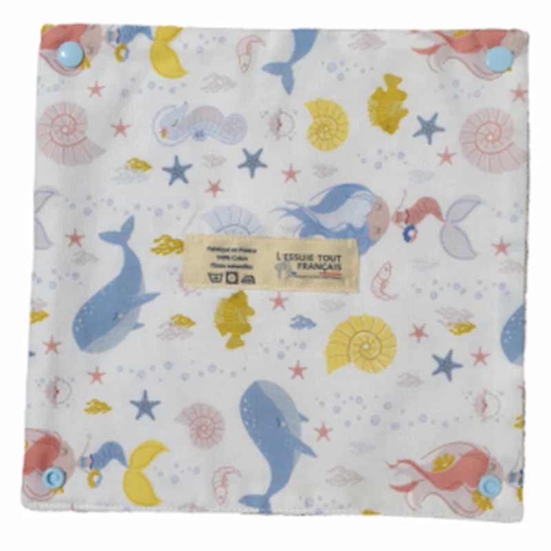Feuilles d'essuie-tout lavables L'Essuie-tout français en coton et nid d'abeille, motifs variés