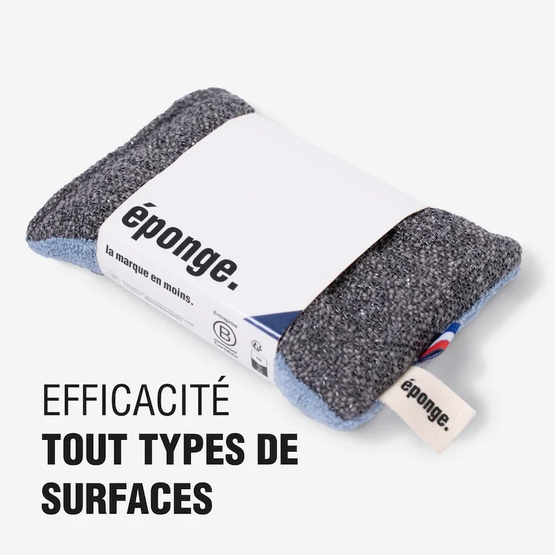Éponge lavable grattante et absorbante La Marque en moins