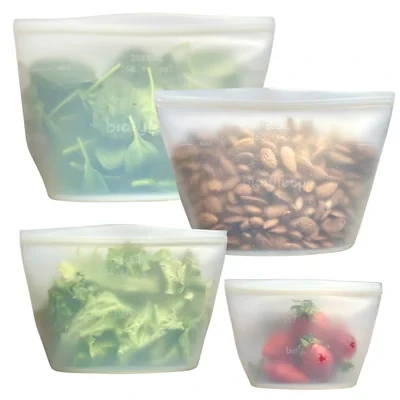 Pack de sacs de conservation en silicone Biotybag de Biotyfood